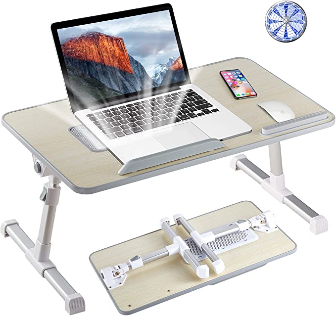 INO NT08 X Gear Multi functional Folding Lap Desk Grey/ 52x30cm / 60x33cm